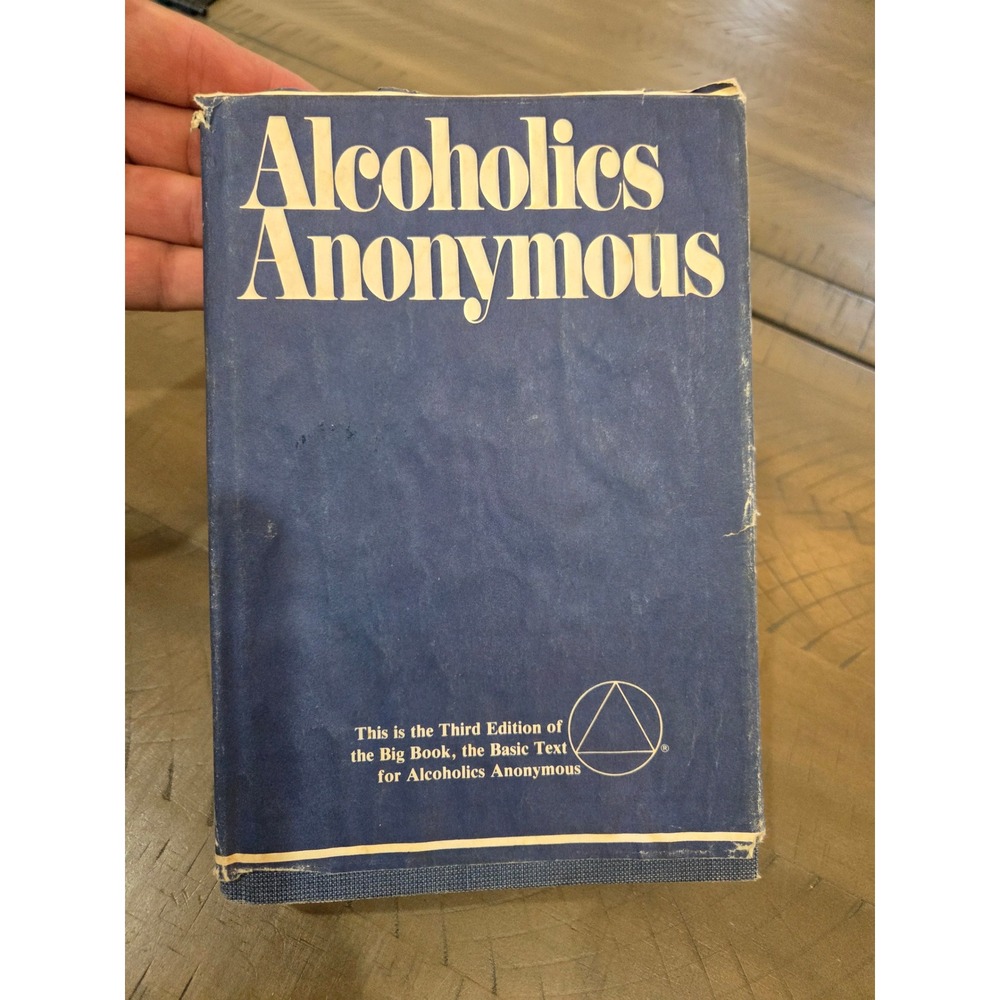 Alcoholics Anonymous Big Book Third Edition 1976 27th Printing 1987 Blue Jacket
